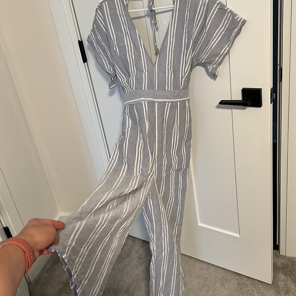 Striped Romper - Picture 2 of 5